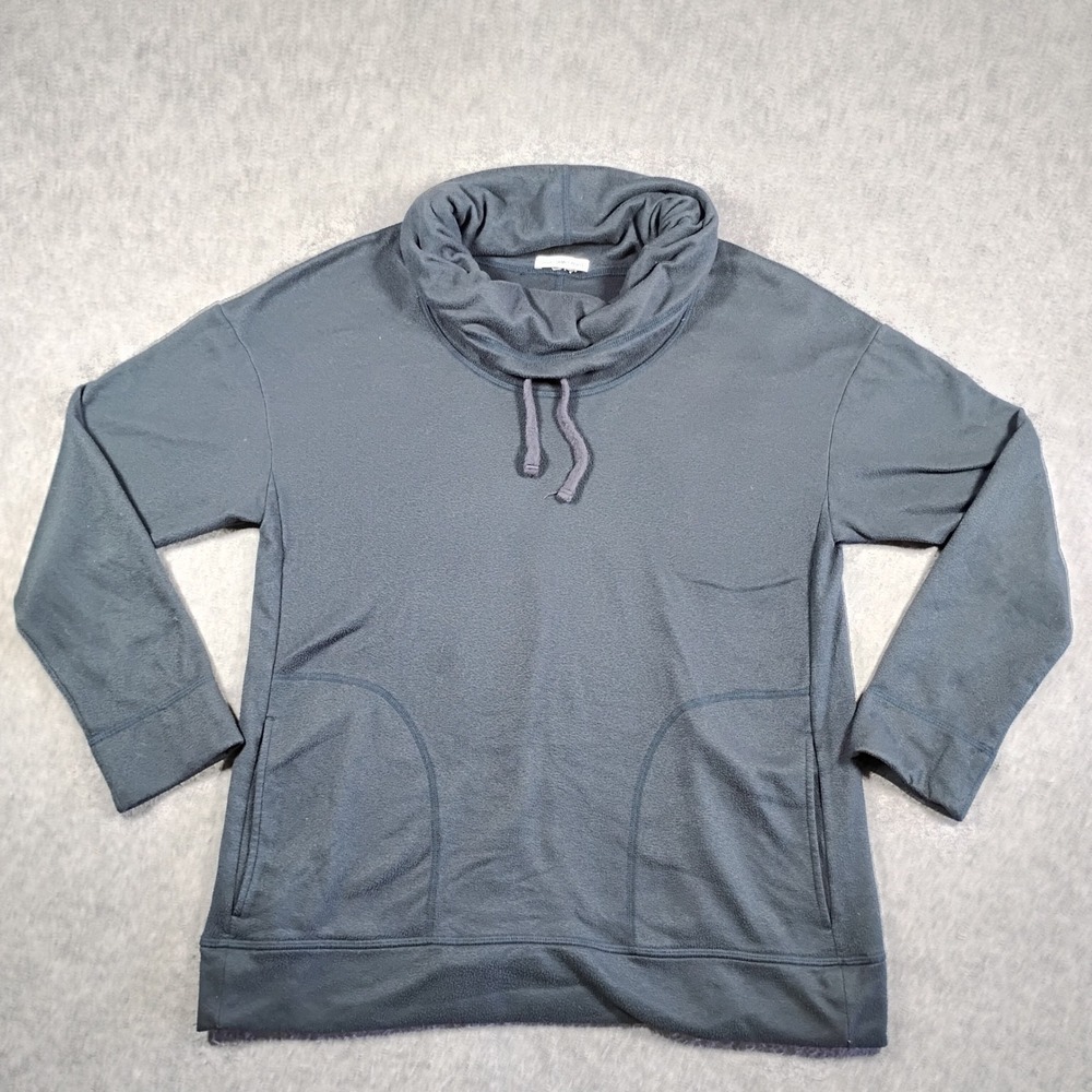 James Perse Standard‎ Navy Blue Fleece Cowl Neck Pullover Sweatshirt WYS3980CU 2